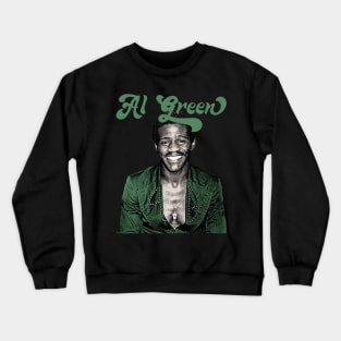 Al Green Retro 70s Style Fan Art Design Crewneck Sweatshirt